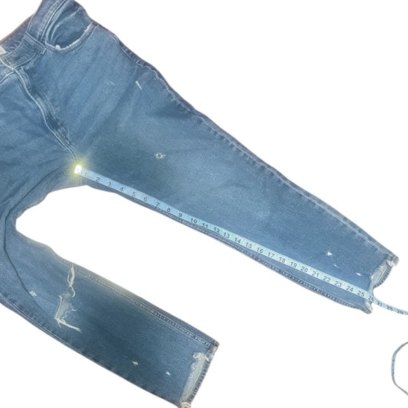 Abercrombie & Fitch Distressed the Skinny High Rise Jean Women's 8 Regular - Picture 5 of 8
